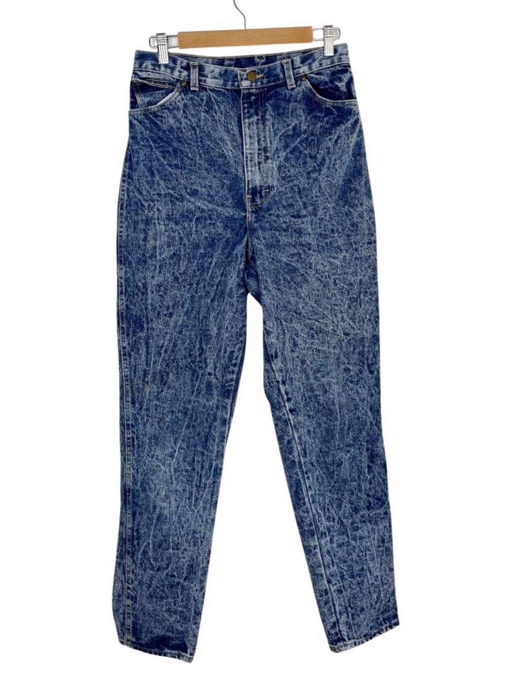 Vintage 1980s PS Gitano Acid Wash High Rise Jeans - Mom Jeans - Tapered Leg